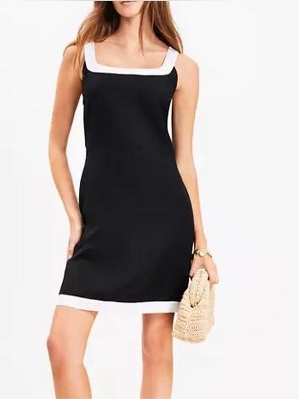 NWT Abercrombie & Fitch Linen Blend Wide Strap Dress